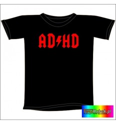 Śmieszna koszulka ADHD